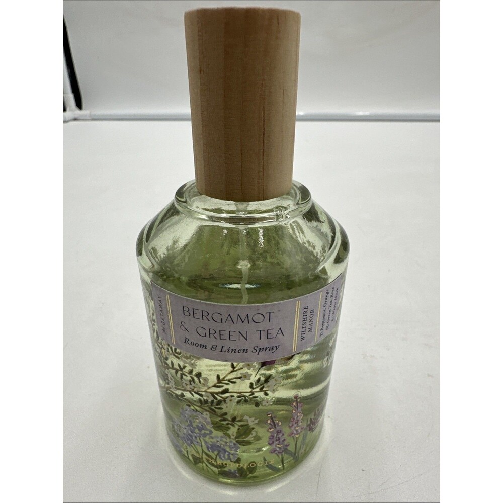 Anthropologie Getaway Fresh Bergamot & Green Tea Room Spray 2.7oz 90% Full